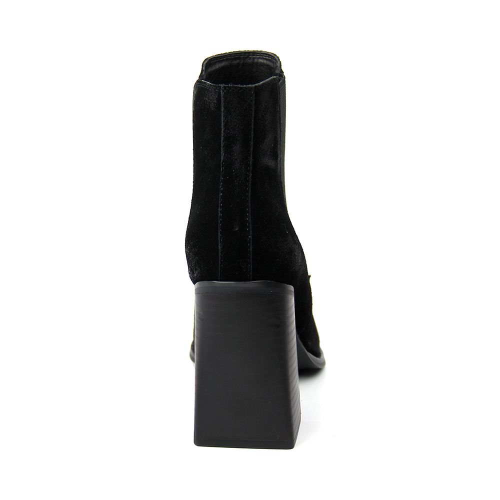 New arrival leather Ladies Elastic Women Boots in cow suede