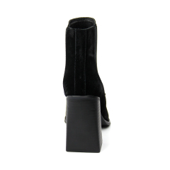 New arrival leather Ladies Elastic Women Boots in cow suede