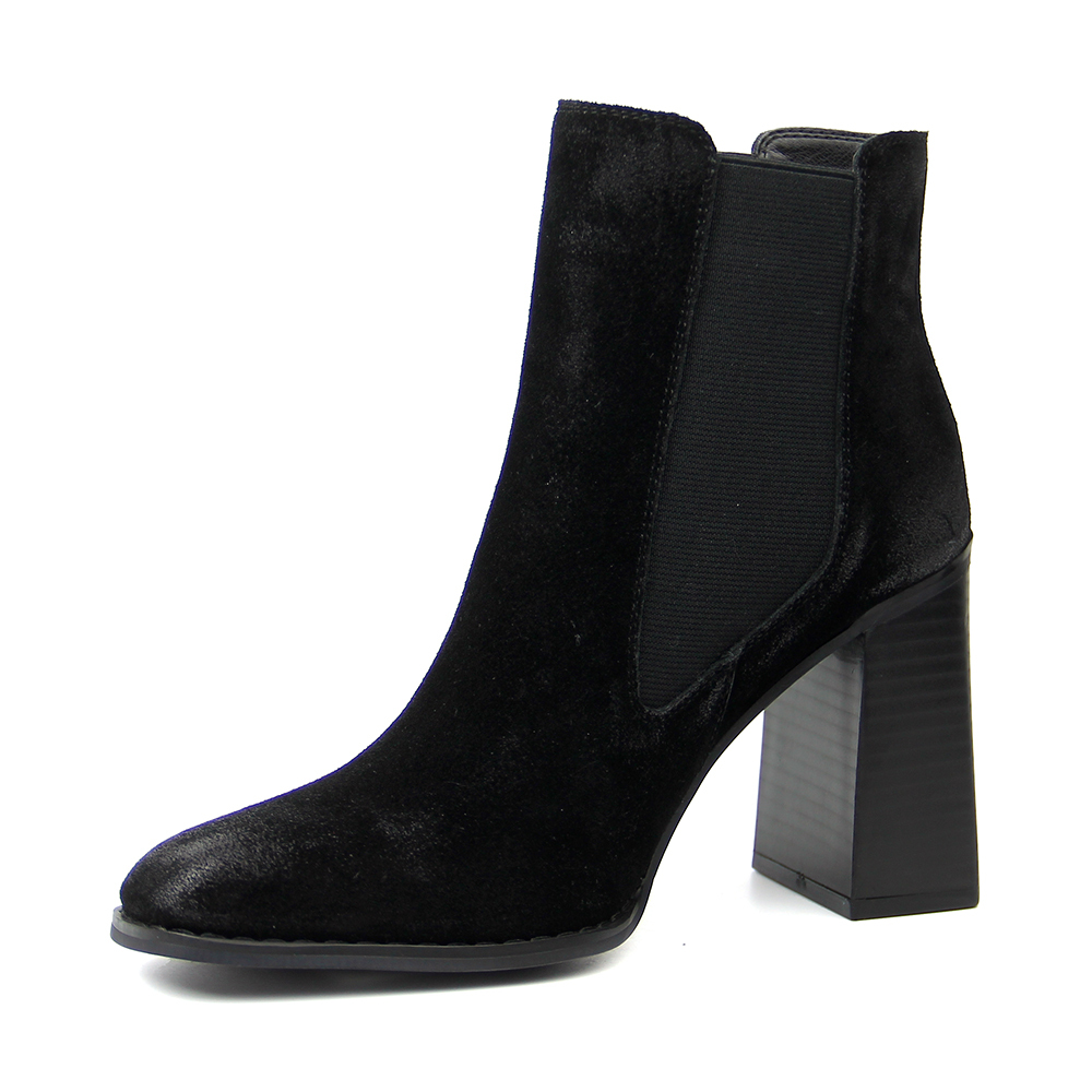 New arrival leather Ladies Elastic Women Boots in cow suede