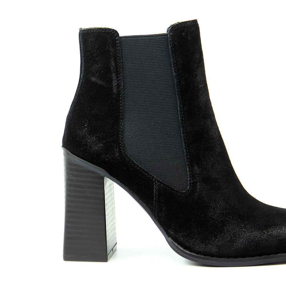 New arrival leather Ladies Elastic Women Boots in cow suede