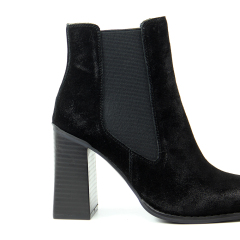 New arrival leather Ladies Elastic Women Boots in cow suede