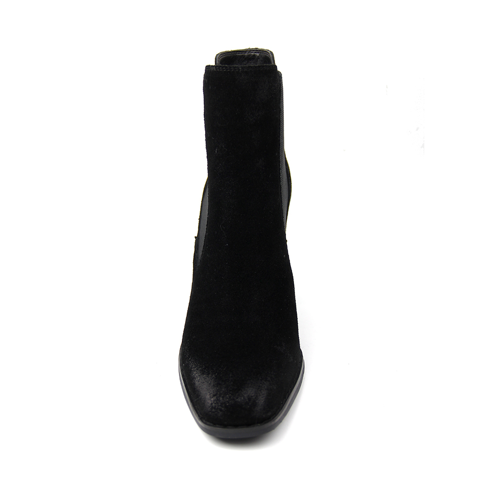 New arrival leather Ladies Elastic Women Boots in cow suede