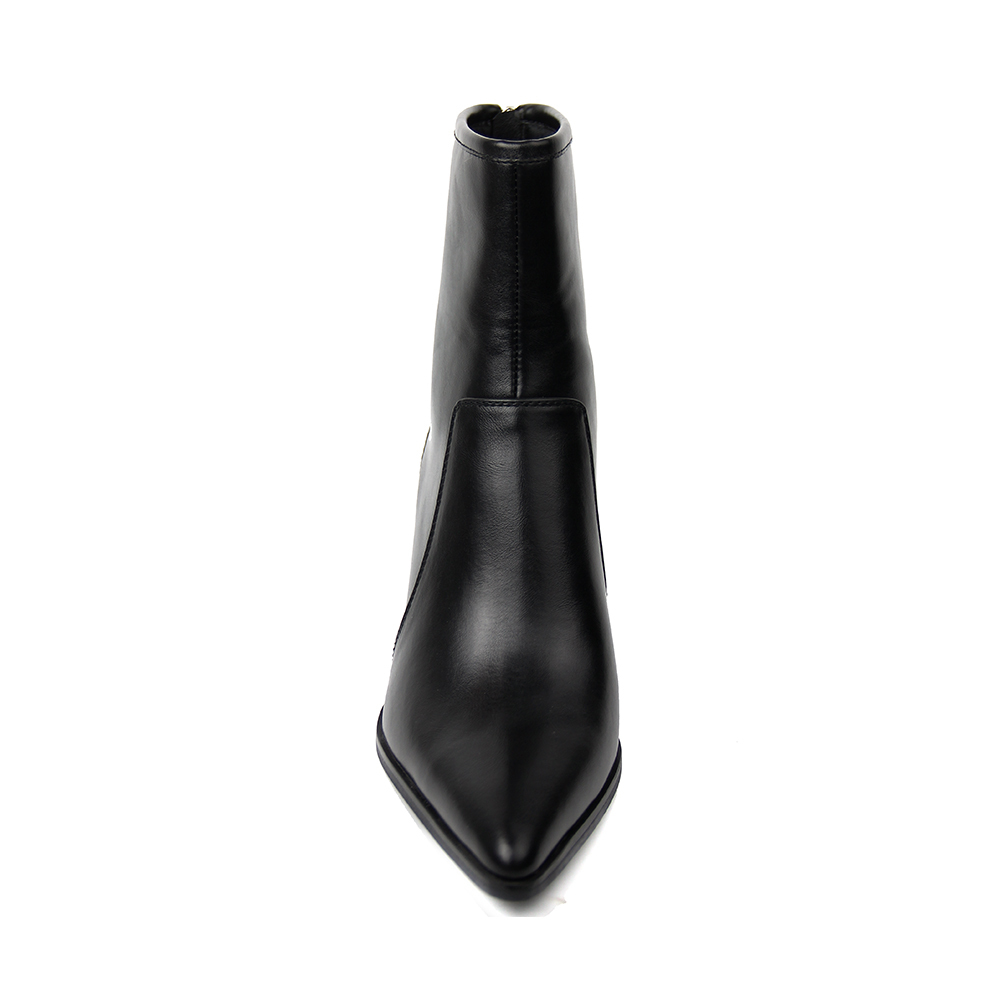 New arrival back zipper Women Boots with gradual painting heel