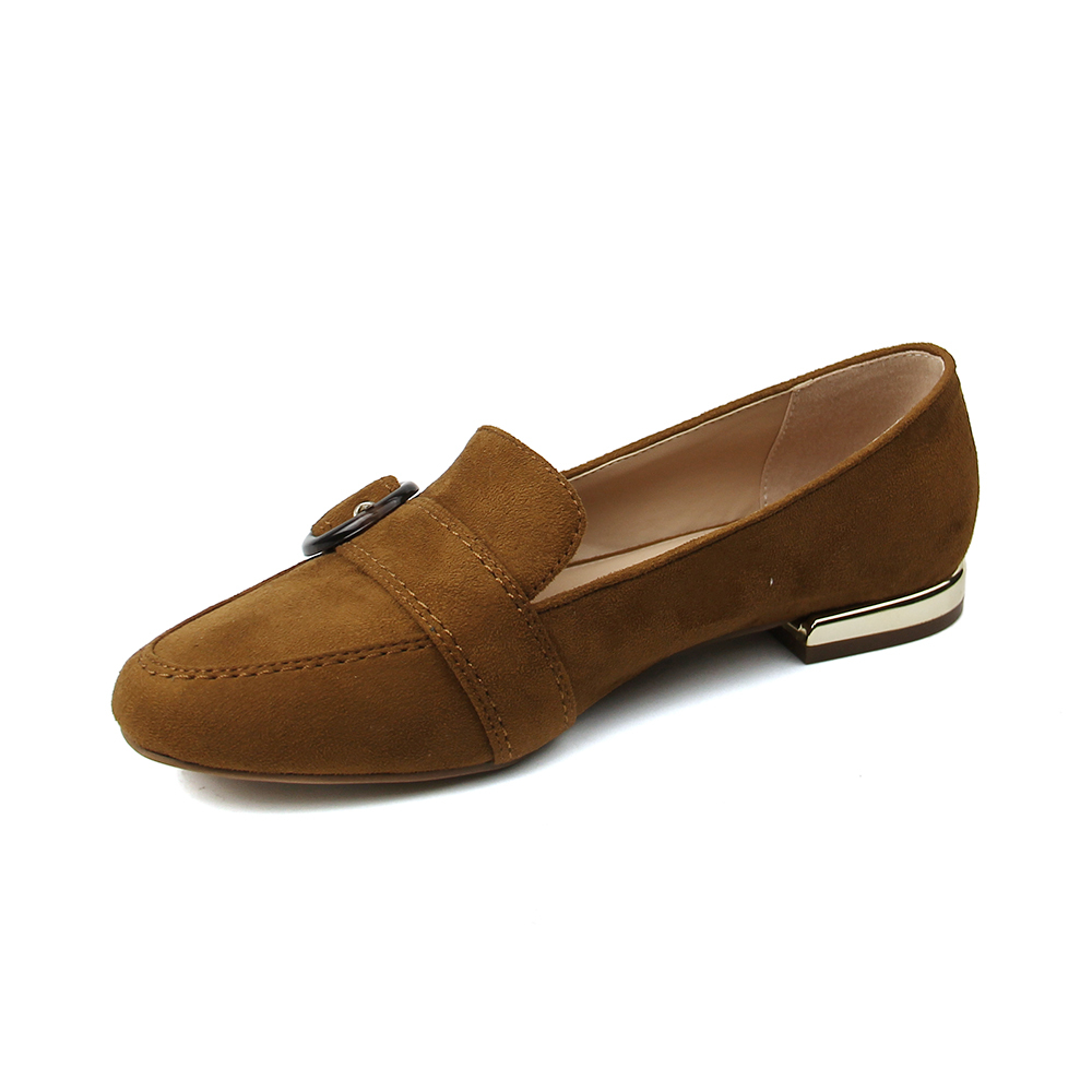 New Arrival Casual ladies Flat Pumps shoes for women with metal heel