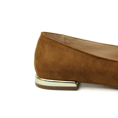 New Arrival Casual ladies Flat Pumps shoes for women with metal heel