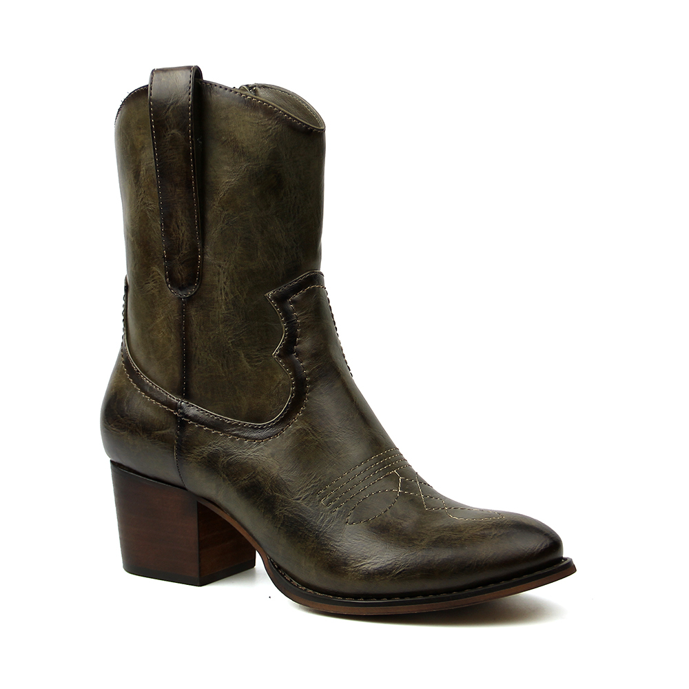 Customized Winter Rain Thick Heel Causal Shoes Cow Boy Warm Women Boots