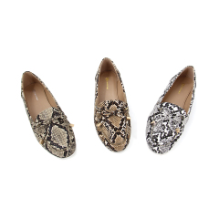 Designer Casual Snake ladies Flat Pumps Women shoes