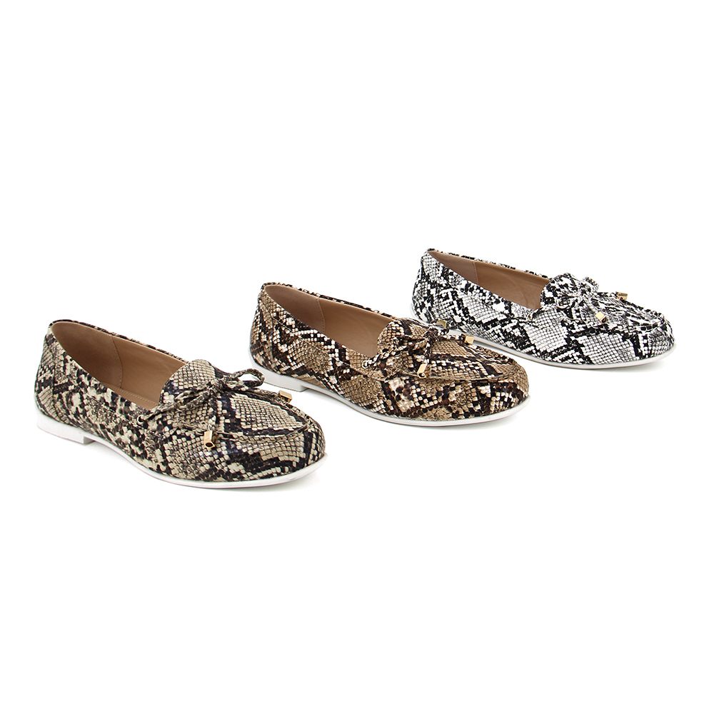 Designer Casual Snake ladies Flat Pumps Women shoes