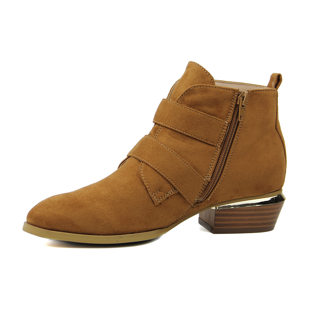stylish luxury fall winter microfiber ankle biker short boots shoes for women