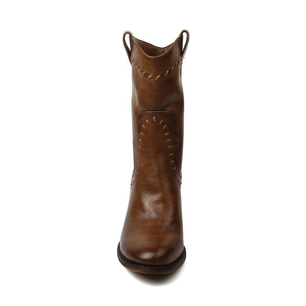 Wholesale Fashion Long Low Heel Walk Ladies Women Shoes Winter Warm Boots