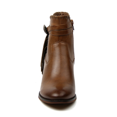 Fashion Popular Low Heels Shoes Ladies Ankle Snow Warm Women Boots