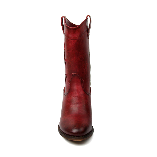wholesale Rain Ladies Winter Sexy Shoes Women cow boy Boots with Wedge Heels