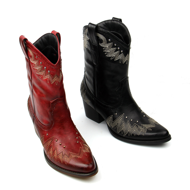 New Style Security Chinese Style Cowboy Snow Women Shoes Boots