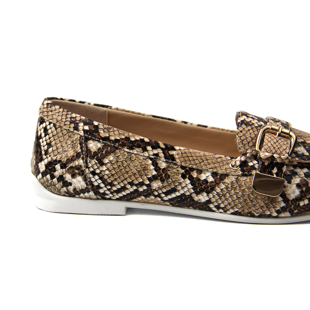 Designer Casual Snake ladies Flat Pumps Women shoes