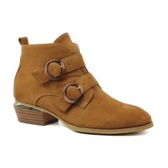 stylish luxury fall winter microfiber ankle biker short boots shoes for women