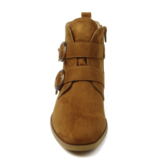 stylish luxury fall winter microfiber ankle biker short boots shoes for women