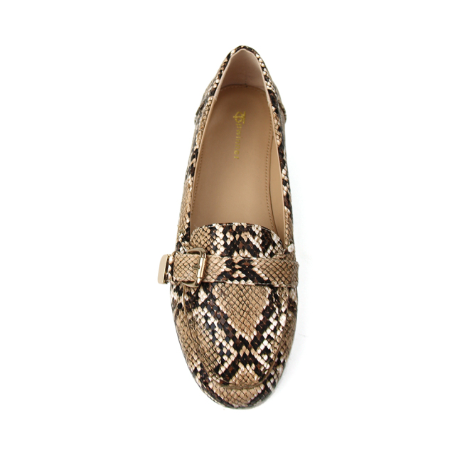 Designer Cheaper Casual Snake ladies Flat Pumps shoes for women