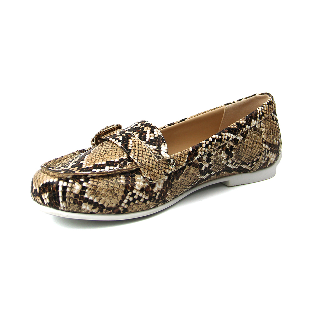Designer Cheaper Casual Snake ladies Flat Pumps shoes for women