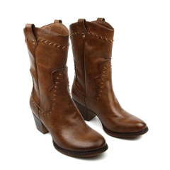 Wholesale Fashion Long Low Heel Walk Ladies Women Shoes Winter Warm Boots