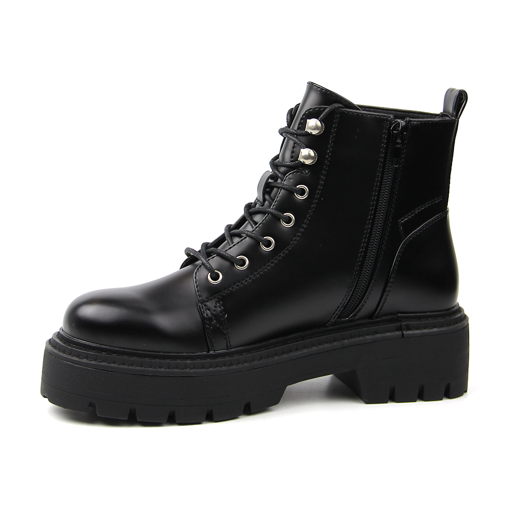 manufacture casual black winter women platform boots for ladies