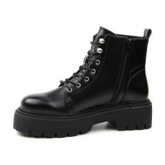 manufacture casual black winter women platform boots for ladies