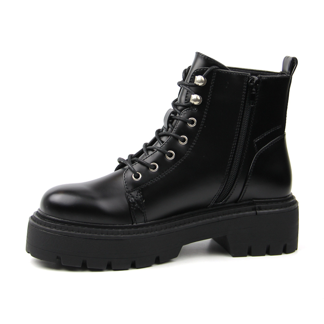 manufacture casual black winter women platform boots for ladies
