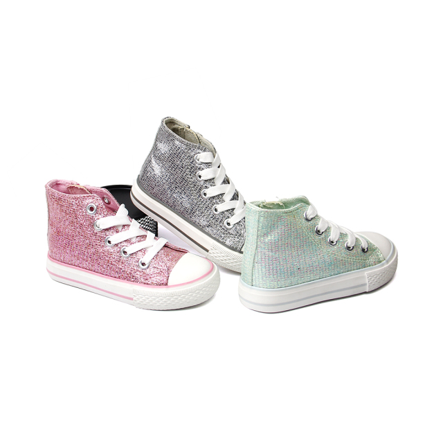 fashion casual high top vulcanize vulcanized canvas shoes for ladies