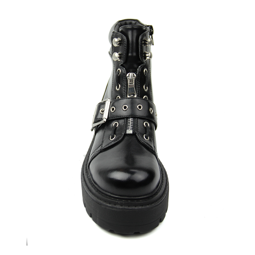 custom high quality designer chunky half boots for women and ladies