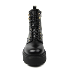 Hot Sell ladies Military Boots Wedges Platform women boots with 8 eyelets