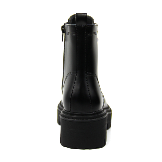 Hot Sell ladies Military Boots Wedges Platform women boots with 8 eyelets
