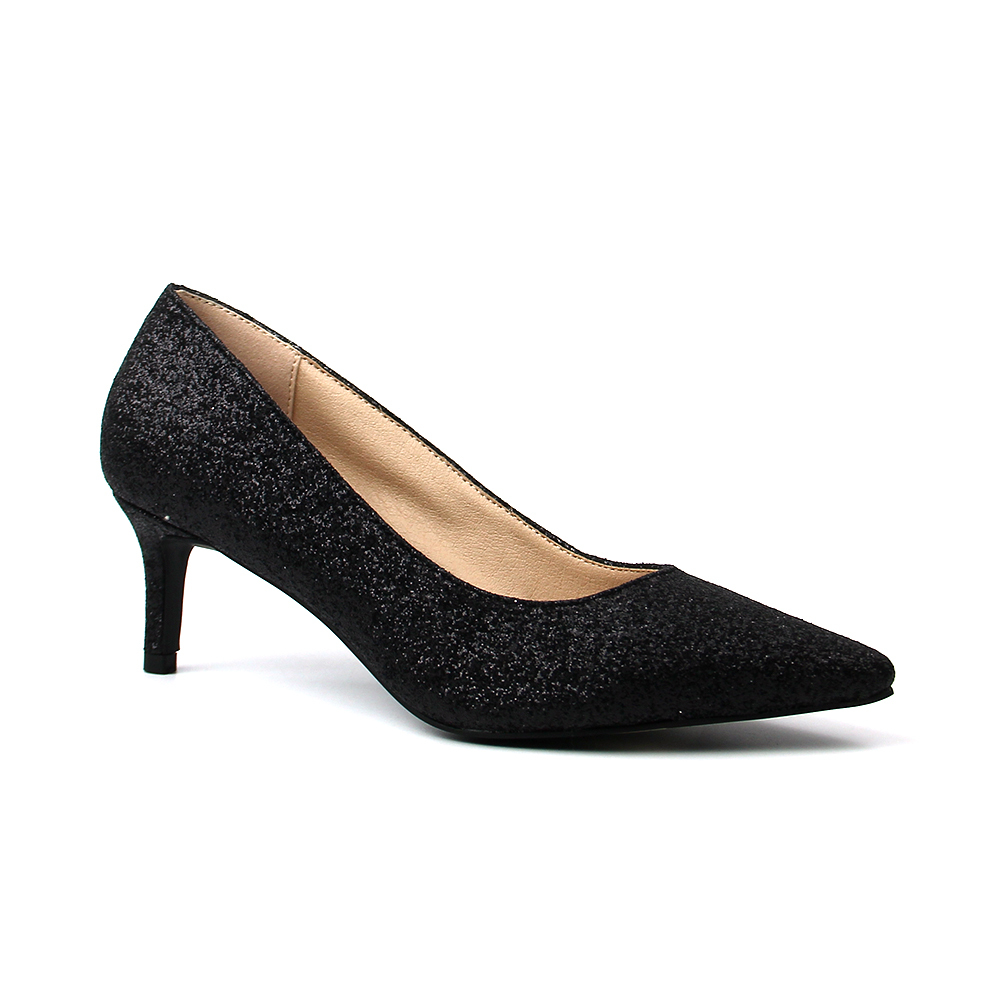 2020 hot sale wholesale summer clear glitter color women pumps for ladies