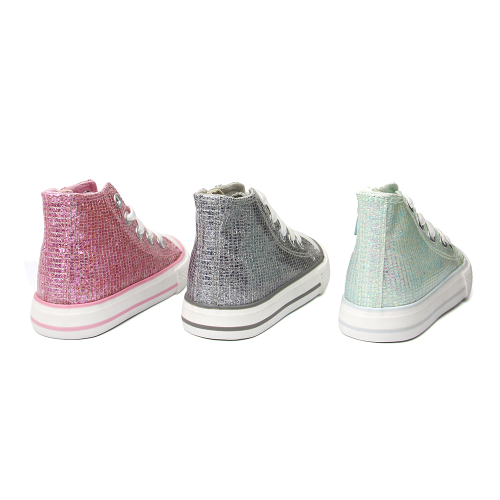 fashion casual high top vulcanize vulcanized canvas shoes for ladies