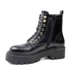 Hot Sell ladies Military Boots Wedges Platform women boots with 8 eyelets