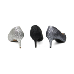 2020 hot sale wholesale summer clear glitter color women pumps for ladies