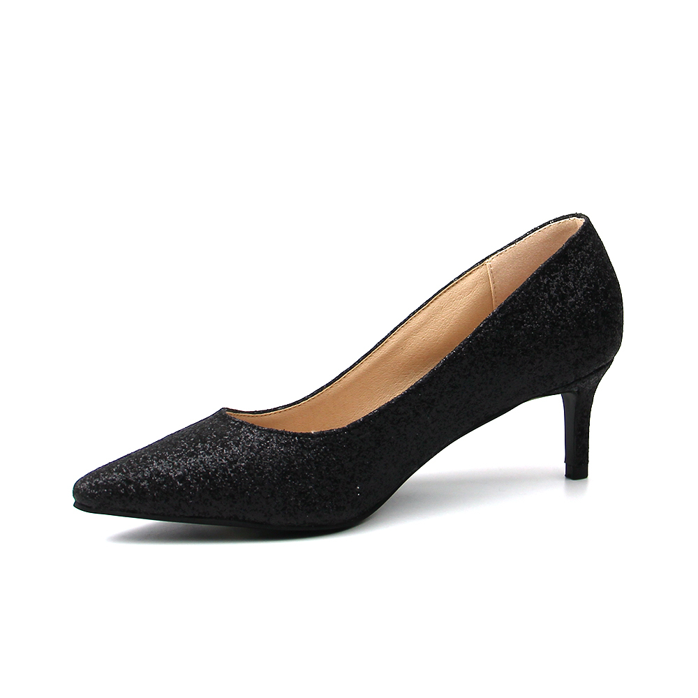 2020 hot sale wholesale summer clear glitter color women pumps for ladies
