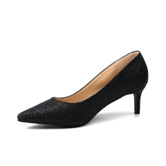 2020 hot sale wholesale summer clear glitter color women pumps for ladies