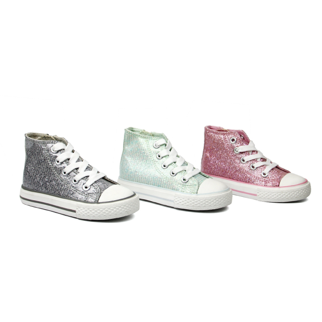 fashion casual high top vulcanize vulcanized canvas shoes for ladies