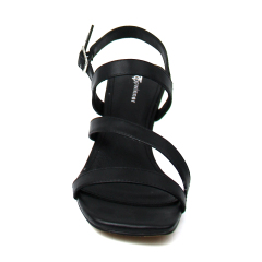 custom designer trendy sexy low heel slip on summer beach sandals for women