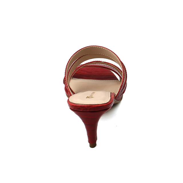 designer fashion luxury slip on red sandals shoes for womens and ladies