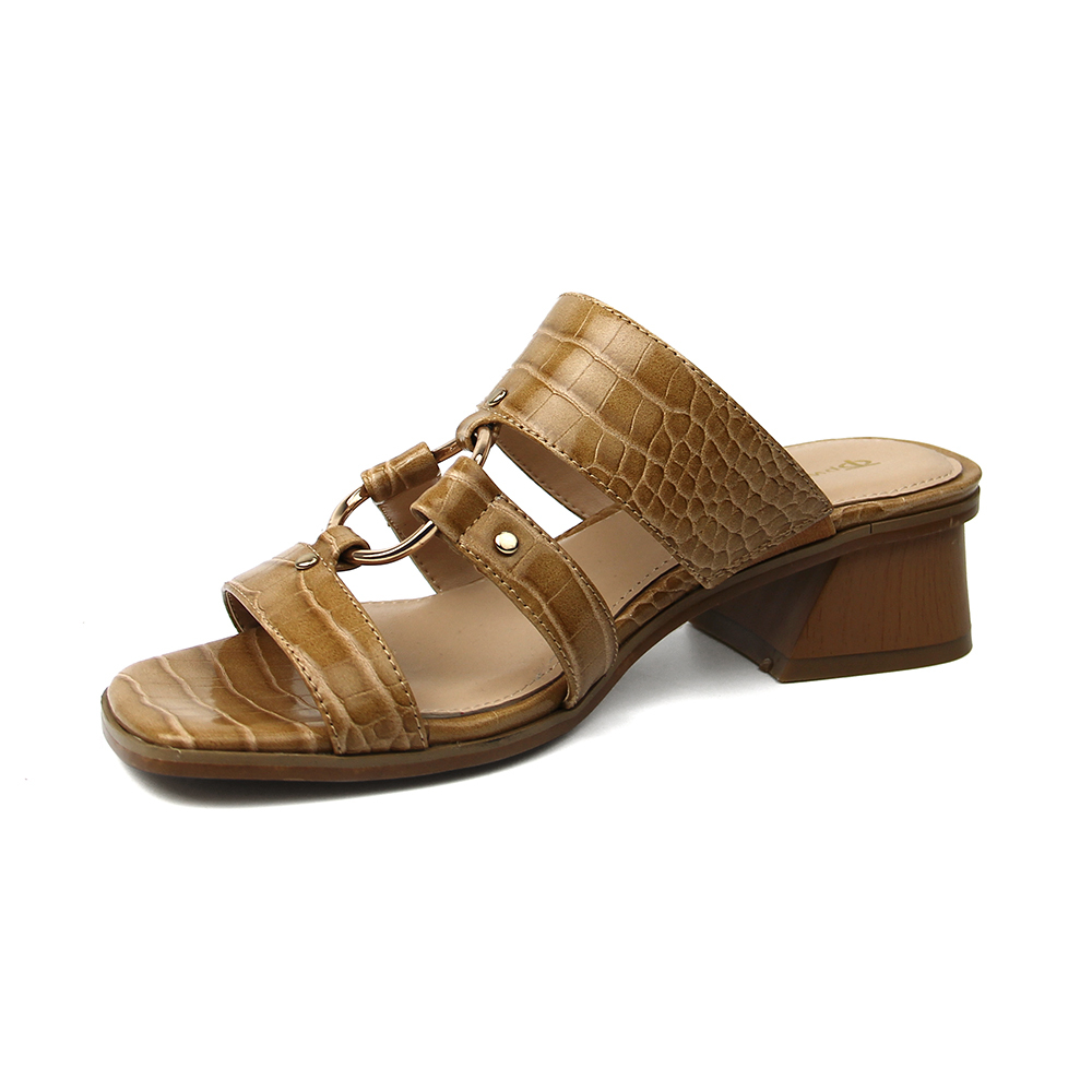 trendy stylish summer beach heels sandals shoes for women with logo