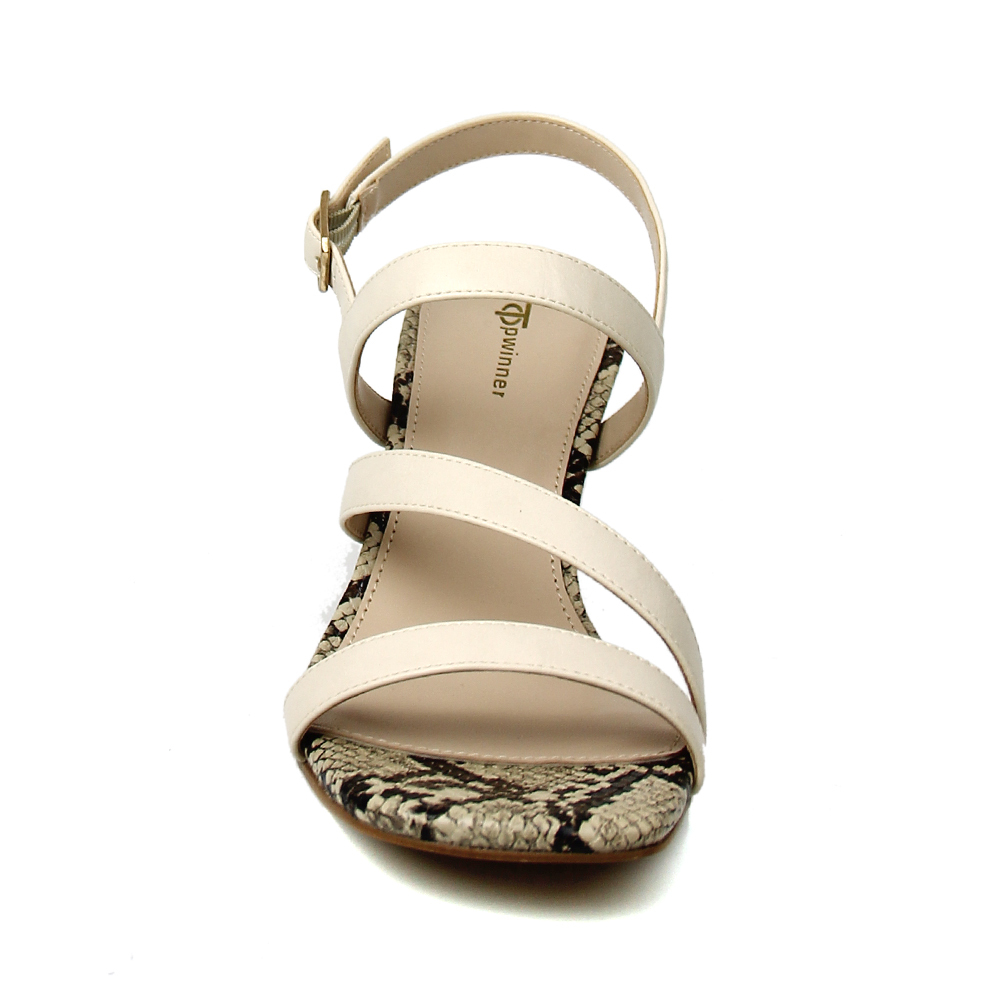 custom designer trendy sexy low heel slip on summer beach sandals for women