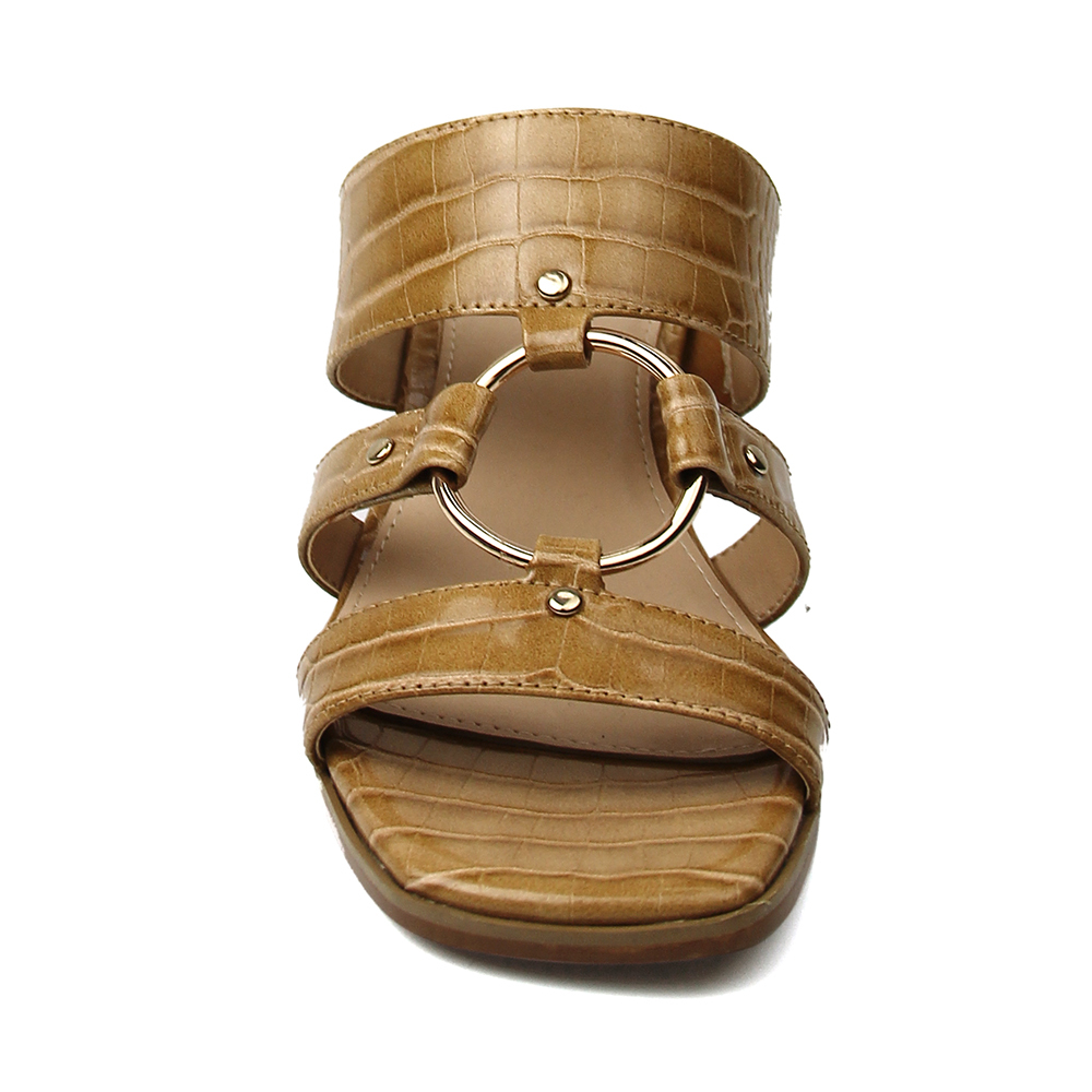 trendy stylish summer beach heels sandals shoes for women with logo