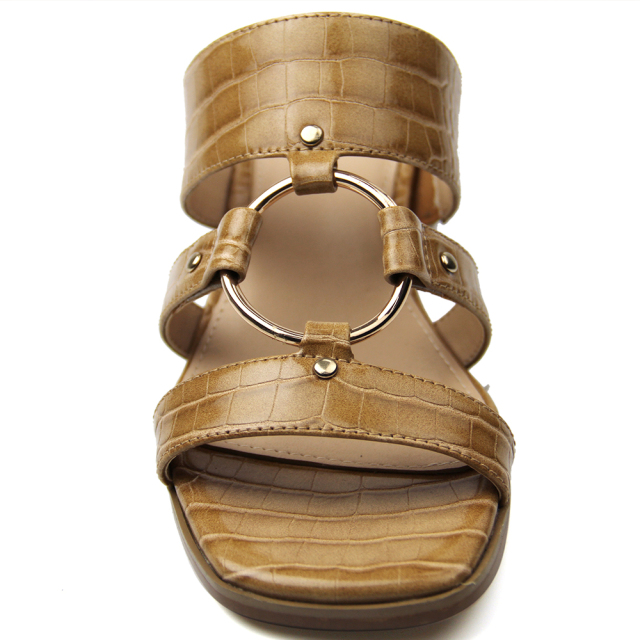 trendy stylish summer beach heels sandals shoes for women with logo