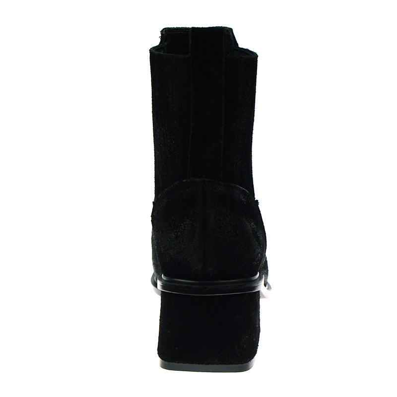 hot sale designer ladies chunky boots fall winter shoes for women