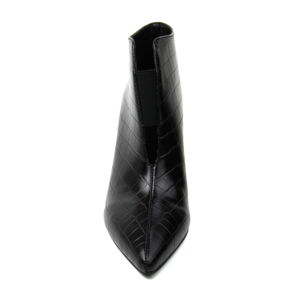 designer fashion ladies sexy leather high heel shoes work boots for women