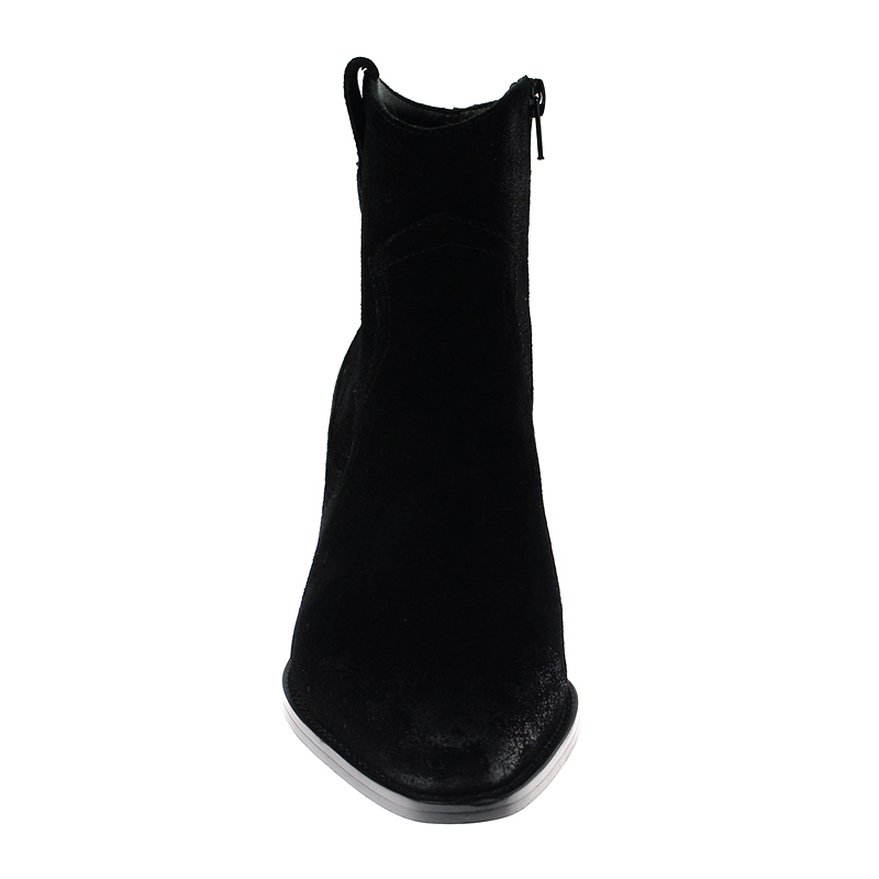 fashion stylish sexy black women ankle suede short boots leather shoes for ladies