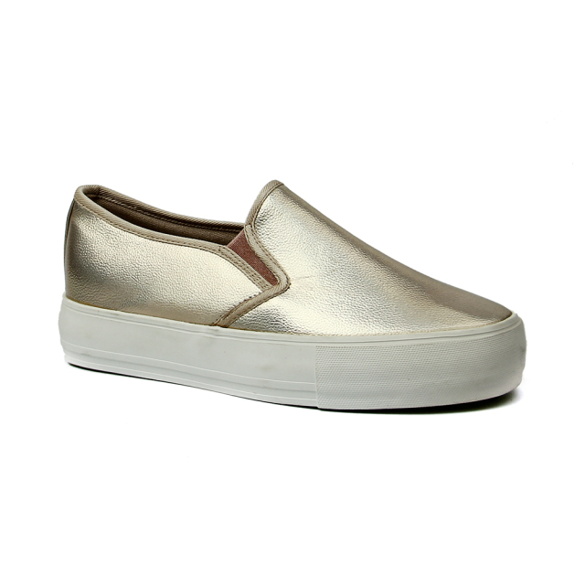 cheap custom printing soft wedge vulcanized shoe for women and ladies