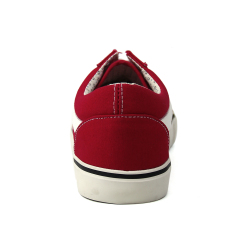 women casual vintage canvas vulcanized shoes with custom printing for ladies