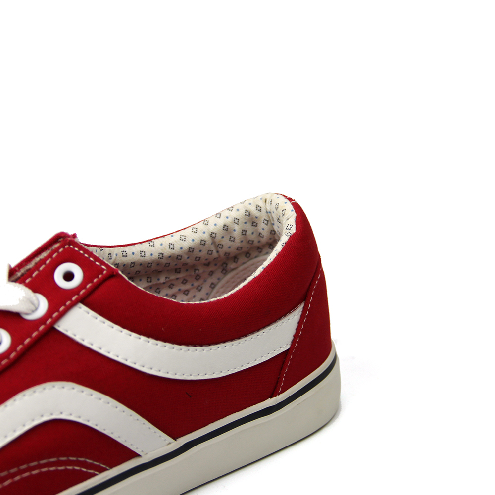 women casual vintage canvas vulcanized shoes with custom printing for ladies