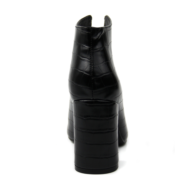 designer fashion ladies sexy leather high heel shoes work boots for women